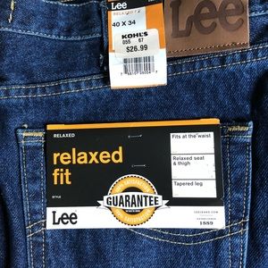 🌟NEW⭐️Men’s Lee Jeans 🌟NEW WITH TAGS🌟Size 40x34